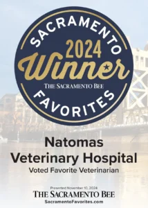 Natomas Veterinary Hospital voted Favorite Veterinarian, Sacramento Favorites 2024 winner by The Sacramento Bee